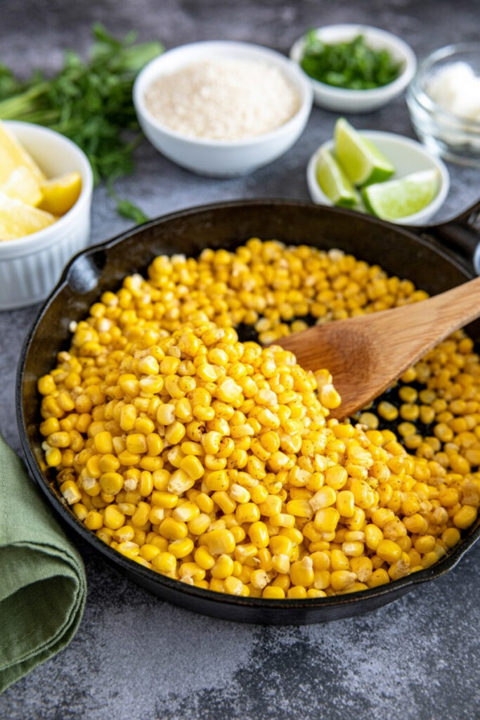 Street Corn in Skillet