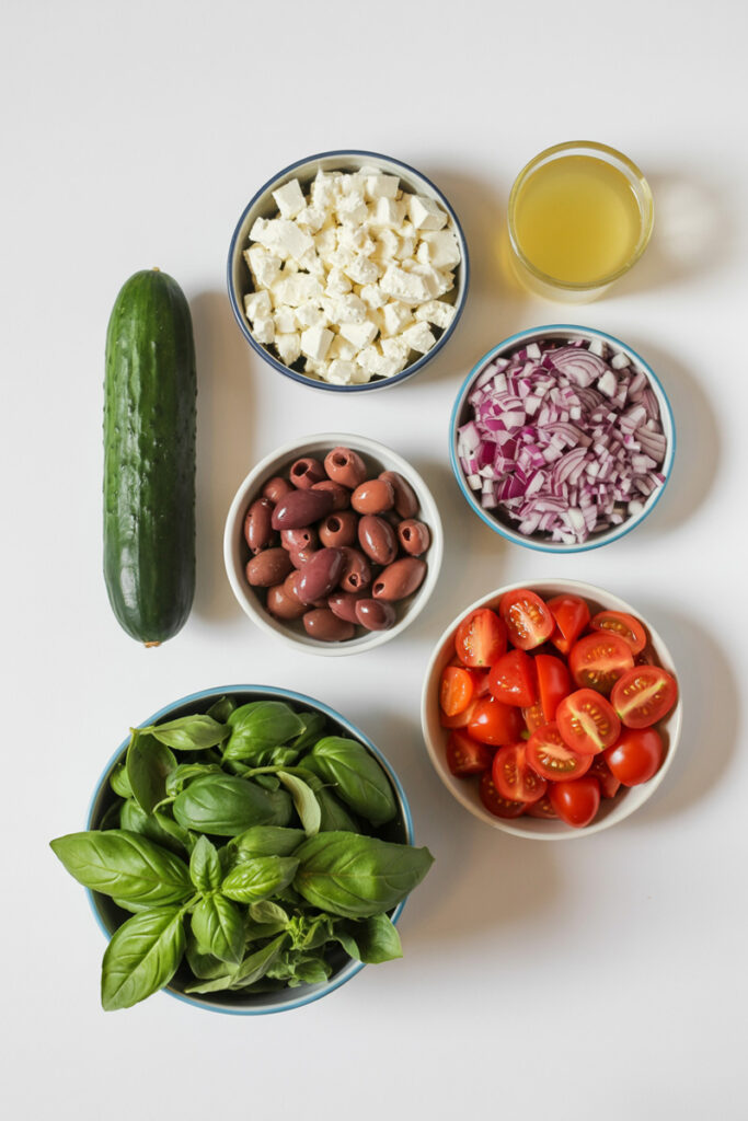 Stuffed Cucumber Bites Ingredients