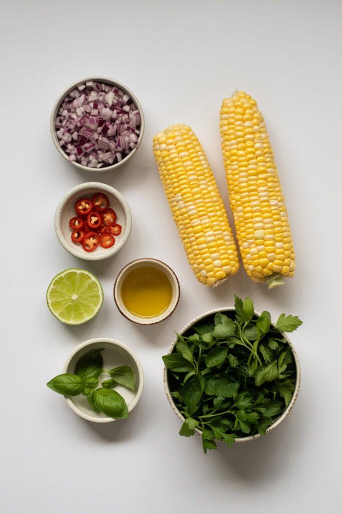 Sweetcorn Ribs Ingredients
