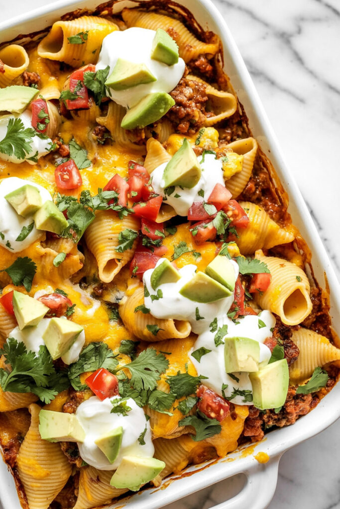 Taco Stuffed Shells