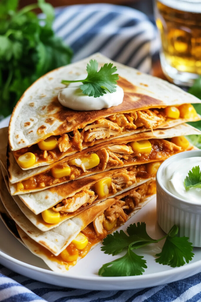 BBQ Chicken Quesadillas