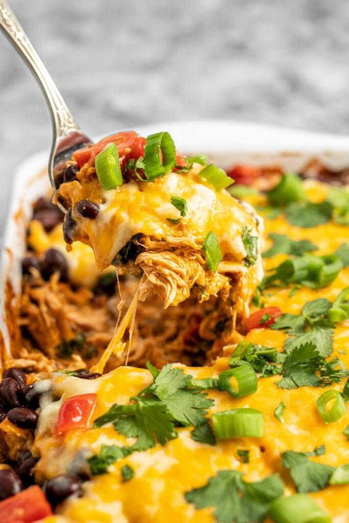 Chicken Burrito Casserole