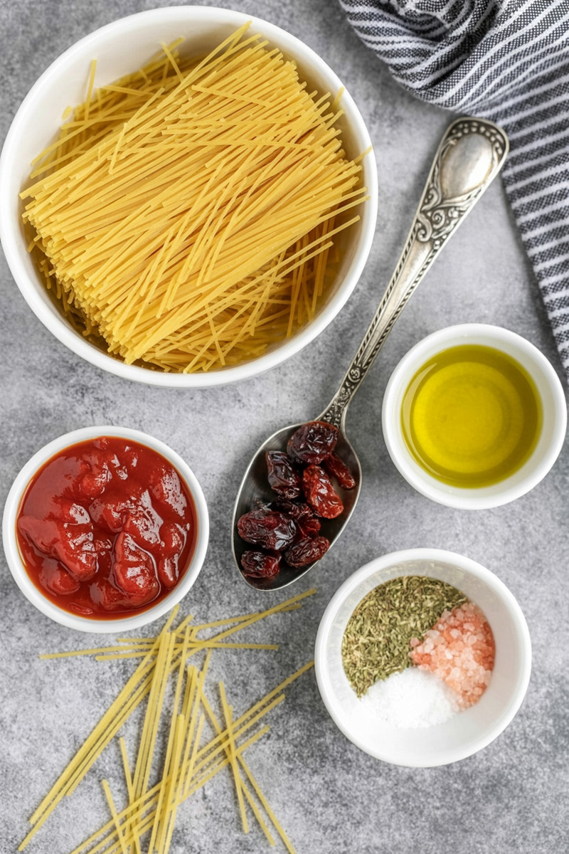 Mexican Noodle Soup Ingredients