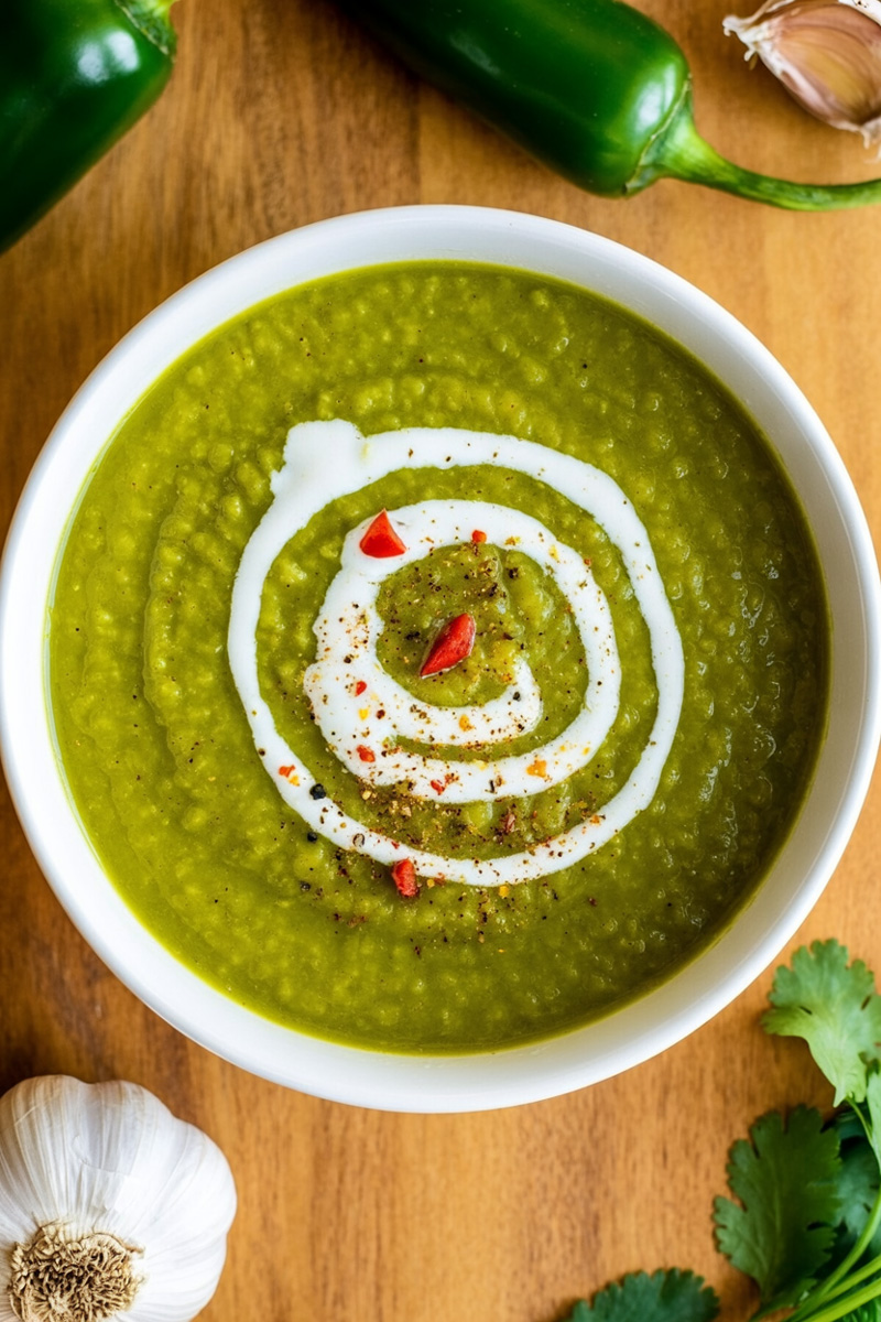 Prepare Poblano Soup