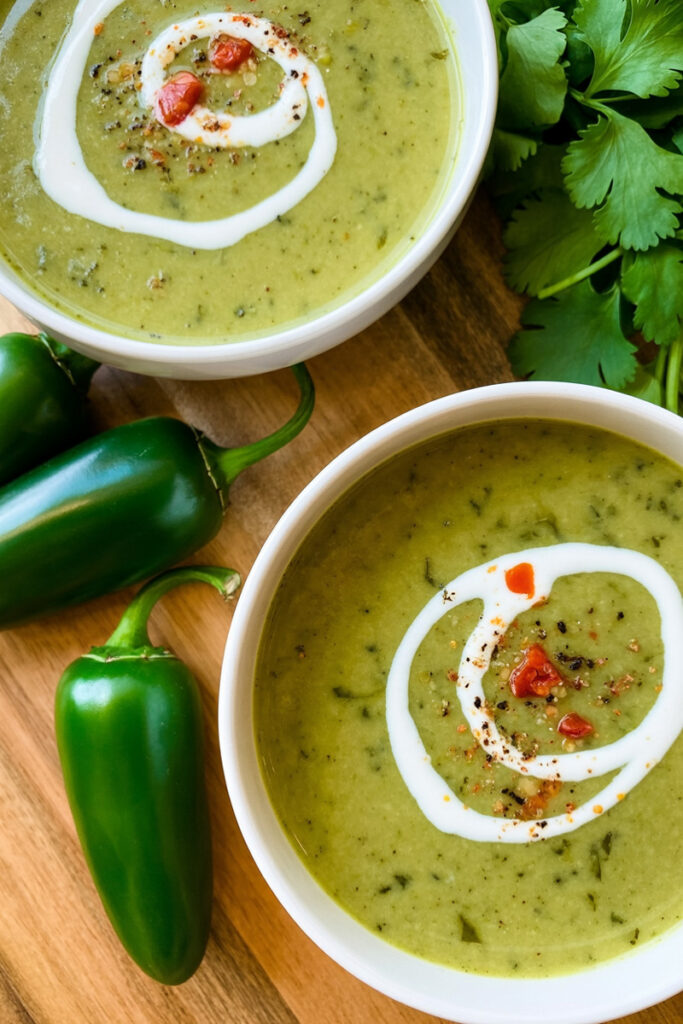Roasted Poblano Soup