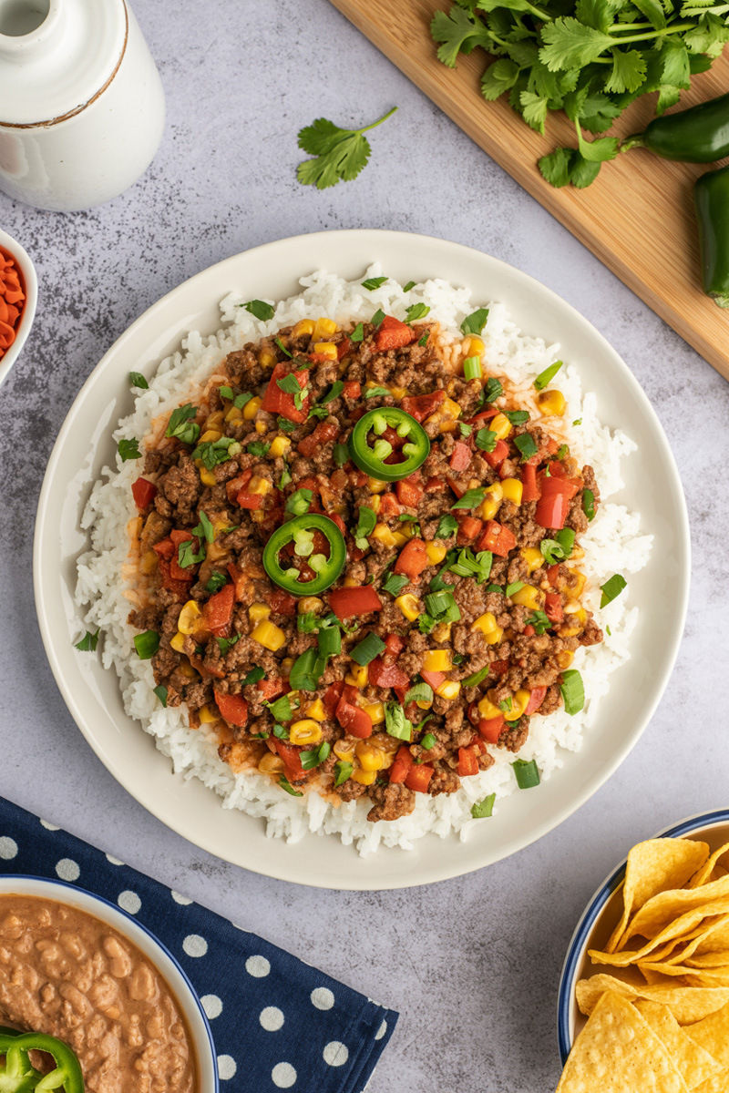 Serving Carne Picada